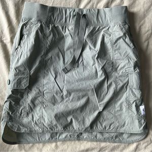 Light Olive Green Cargo Skirt